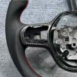 จัดส่งรวดเร็วสำหรับ Honda Acura Integra 11TH Gen <span class=keywords><strong>Civic</strong></span> 22 +(FL5) พวงมาลัยรถยนต์คาร์บอนไฟเบอร์12th - Product Image 2