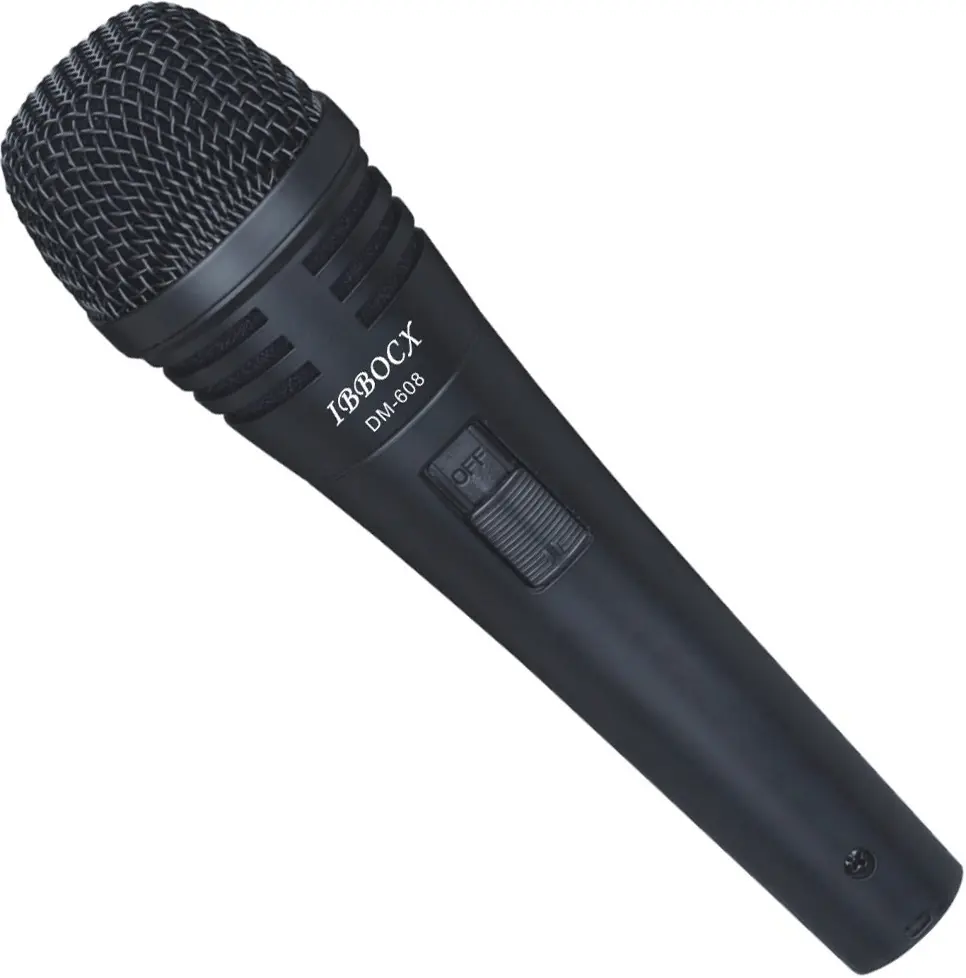 DM-608 profesional de Metal con cable, altavoz KTV para cantar, micrófono