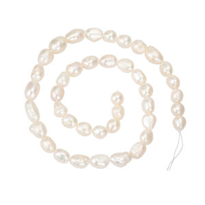 Perlas Sueltas de Agua Dulce Barrocas RINNTIN PP1 3A de 7-8 mm, Hebra de Perlas Naturales para la Fabricación de Joyas, Pulseras y Collares Hechos a Mano - Product Image 6