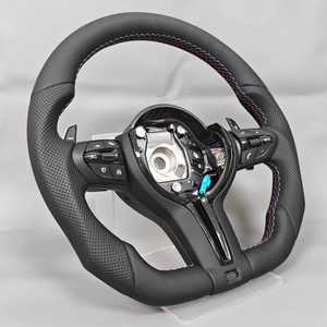 Volante de Cuero Personalizado Serie M E F para <span class=keywords><strong>BMW</strong></span> F07 F10 F20 F22 F30 F32 F34 F36 F33 F80 F82 M3 E70 E90 E92 340i - Product Image 2