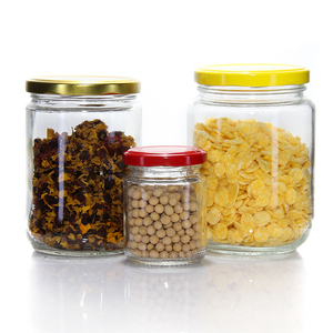 Différentes tailles 25ml 50ml 75ml 100ml 240ml 450ml 500ml 1000ml Pot en verre avec couvercle en métal pour le miel - Product Image 5