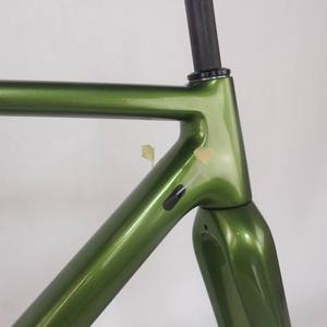 Disc <b>Frame</b> Thru Axle 142mm Available Gravel 700C Carbon Bike <b>Frame</b> Gravel Di2 Carbon Cyclocross <b>Frame</b> <b>Paint</b> YS3203 GR029 - Product Image 3