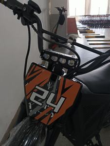 Moto électrique au lithium 48V 21Ah, autonomie de 7-8 heures, système de freinage hydraulique, sans phare avant, cadre en acier. - Product Image 4