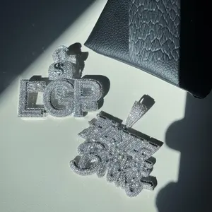 let's get paid hip hop pendant for men 2024 new high quality 5a cz iced out bling male jewelry