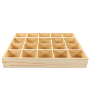 Compact Design Home and Office Use Drawer Organizer Versatile Wooden Custom <strong>Storage</strong> <strong>Box</strong> for Socks Underwear <strong>Ties</strong> - Product Image 1