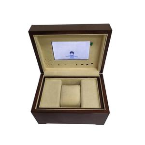 Wooden <b>Watch</b> Box Rectangle Flip Top Integrated Display Custom Made Solid Wood Jewelry Storage <b>Case</b> YH0091 - Product Image 4