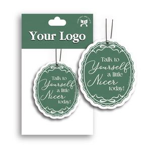 Deodorante per <span class=keywords><strong>Auto</strong></span> Personalizzato da Appendere, Prodotto Aromaterapico in Carta di Cotone da Posizionare sul Parabrezza - Product Image 4