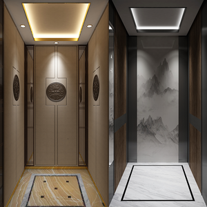 Роскошный гидравлический привод переменного тока, домашний лифт, безопасный для виллы, жилой безредукторный Тяговый станок, ПВХ для отелей и квартир - Product Image 6