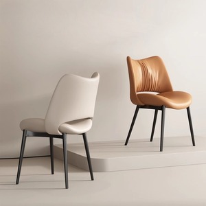 Chaise de salle à manger en crème de luxe italienne, nouveau modèle 2026 |   Chaise de designer avec dossier pour la maison |   Confortable et de qualité supérieure - Product Image 2