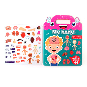 Giocattolo educativo <span class=keywords><strong>per</strong></span> bambini bambini occupato libro di educazione genitoriale bambini pratica abilità formazione libro adesivo - Product Image 5