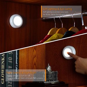 Offre Spéciale Intérieur 3 Couleurs Cuisine Push Light <span class=keywords><strong>Led</strong></span> Night Lamp Puck Lights <span class=keywords><strong>avec</strong></span> Télécommande - Product Image 3