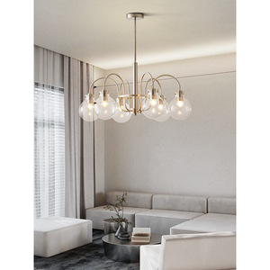 Lámpara de Araña de Estilo Vintage Francés, Moderna, Nórdica, Minimalista, Tipo Burbuja, Estilo Bauhaus, para Sala de Estar, Retro - Product Image 5