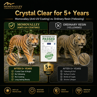 MOMOVALLEY Lumière LED 3D réaliste motif tigre, sculpture animale bionique pour parcs à thème, zoos, jardins municipaux et décoration paysagère