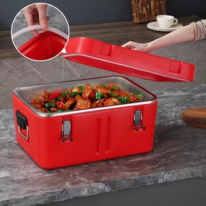 Thêm lớn đôi cách điện hộp Dã Ngoại Băng hộp lưu trữ hộp thực phẩm ấm hơn lẩu thực phẩm ấm hơn hình chữ nhật 4 cái set15/25/35/50L - Product Image 4