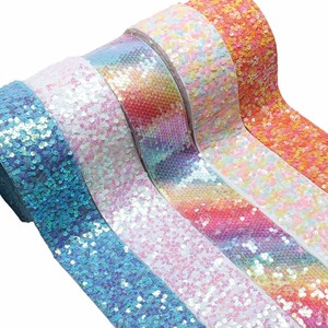 Nastro in <span class=keywords><strong>Tulle</strong></span> con Paillettes da 3 Pollici (75mm) per Abbigliamento, Artigianato e Decorazioni Fai-da-Te - Product Image 3