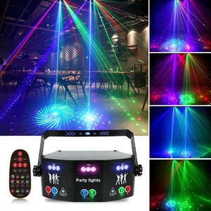 15 mắt RGB DJ Disco Đảng ánh sáng nhấp nháy ánh sáng sân khấu hiệu ứng ánh sáng <span class=keywords><strong>LED</strong></span> chiếu DMX âm thanh kích hoạt <span class=keywords><strong>Rave</strong></span> ánh sáng cho Xmas bên KTV - Product Image 1