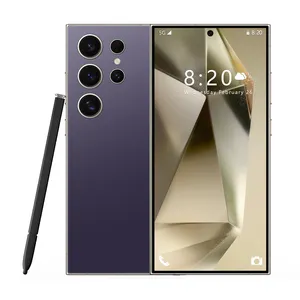 2024原装S24超手机3gb + 64gb智能手机7.3英寸解锁双卡Lte安卓手机紫色