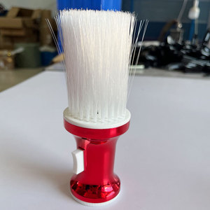 Brocha para Polvo, Brocha para Cabello, Herramienta de Peluquería para Peinar y Cortar Cabello Fino, Cerdas de Nailon, Mango de Plástico Blanco, Paquete Individual - Product Image 6