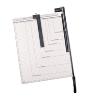 Cutter manuel ZEQUAN pour papier plat, format A4, pour cartes de visite et photos, avec lame latérale de table de coupe