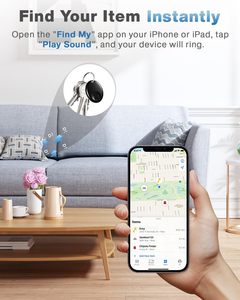 Localizzatore Intelligente Anti-smarrimento: Traccia Senza Sforzo Tutti i Tipi di Oggetti Personali; Compatibile con l'App "Trova il mio dispositivo" di <span class=keywords><strong>Apple</strong></span> (Solo iOS) - Product Image 4