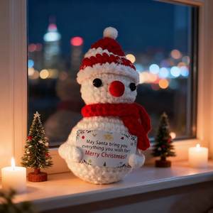 <span class=keywords><strong>Muñeco</strong></span> <span class=keywords><strong>de</strong></span> Ganchillo <span class=keywords><strong>de</strong></span> Santa Claus Pequeño con Tema Navideño, Juguete <span class=keywords><strong>de</strong></span> Punto Amigurumi para Regalo <span class=keywords><strong>de</strong></span> Navidad para la Familia - Product Image 3