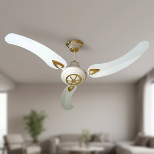 Ventilateurs de plafond électriques domestiques en métal à 3 pales pliables, 5 vitesses, avec moteur entièrement en cuivre KIMATSU 1200 mm de haute qualité et commande mécanique - Product Image 3