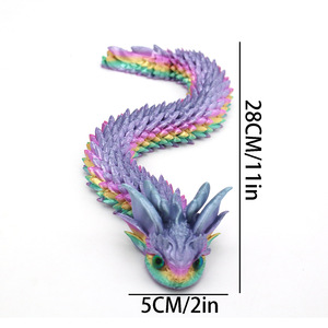 2026 Gzyuyou Figurines créatives d'animaux serpent en PLA imprimées en 3D, délicates, décoratives, objets de collection tendance - Product Image 2