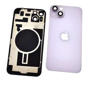 Carcasa Trasera con Soporte Metálico y Lente para iPhone 14 Plus Violeta - Product Image 1