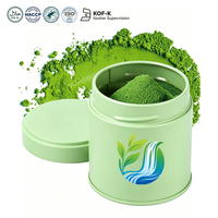 Boîte de matcha en métal à marque privée 30g 50g 100g, poudre de matcha de qualité supérieure de grade cérémonial, logo personnalisé, matcha en gros