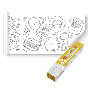 Rollo de Papel para Pintar para Niños, 300 cm, Versión en Inglés, Paquete de Caja de Regalo, Rollo Gigante para Colorear, Papel para Dibujar, Bloc de Dibujo, Rollo de Papel para Marcadores - Product Image 3