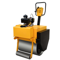 Mini compacteur à rouleau portatif Rouleau vibrant à double tambour compacteur essence diesel noyau de moteur Changchai