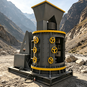 Concasseur à marteaux de petite taille avec plaques de broyage – Le concasseur à marteaux de type 1250 le plus vendu pour le gravier et le sable sur les chantiers de construction - Product Image 3