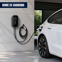 Chargeur mural pour véhicule électrique Tpson 7KW 32A, double interface Type1/Type2, IP65, résistant aux intempéries, nouvelle station de charge à longueur personnalisable