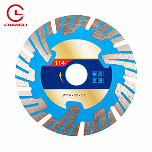 Đĩa Tròn <span class=keywords><strong>Turbo</strong></span> Ướt Cao Cấp Ép Nóng Kim Cương Loại Khô Cao Cấp 110Mm 116Mm Lưỡi Cưa 4 Inch Cắt Đá Granite - Product Image 3