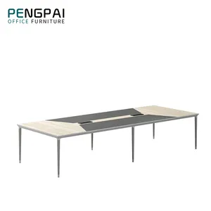 PENGPAI Nuovo disegno telaio hardware mobili per ufficio moderno 8 persona tavolo da conferenza specifiche