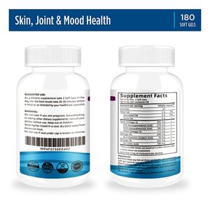 Oferta Especial: Extracto de Omega para Apoyar el Estado de Ánimo, la Salud del Corazón, el Cerebro, la Vista y el Sistema Inmunitario en Adultos, Suplemento de Omega, 180 Cápsulas Blandas - Product Image 3