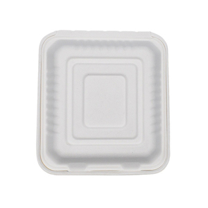 Boîte de canne à sucre étanche pour emporter Service OEM de qualité alimentaire compostable Restaurant utiliser biodégradable en vrac en gros - Product Image 4