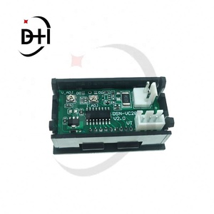 Voltímetro y Amperímetro Digital DC 0-100V 10A, Detector de Voltaje y Corriente con Pantalla Dual, Medidor de Panel, Indicador de Amperios y Voltios, LED Rojo y Azul de 0.28 Pulgadas - Product Image 3