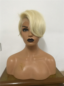 Pelucas de corte Pixie, venta al por mayor barata, peluca rizada Afro corta, pelucas 100% Pixie, cabello humano para mujeres negras, cabello brasileño transparente - Product Image 5