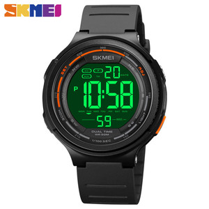 Montre digitale unisexe <span class=keywords><strong>SKMEI</strong></span> <span class=keywords><strong>1841</strong></span> élégante, fabriquée en Chine, bracelet en silicone, résistante à l'eau, affichage numérique, faible MOQ, montre de sport au poignet - Product Image 1