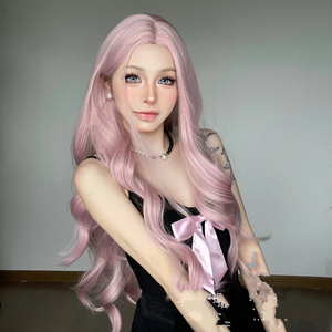 วิกผมแฟชั่นสำหรับผู้หญิง <span class=keywords><strong>ท</strong></span>รงยาวหยิกสีขาวใส <span class=keywords><strong>ท</strong></span>นความร้อนสูง เหมาะสำหรับคอสเพลย์ฮาโลวีน - Product Image 2