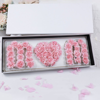 Neues Design Benutzer definierter Luxus strauß Ich liebe Mutter Blumen Geschenk boxen Rechteck Schokolade und Blumen kasten für Muttertag