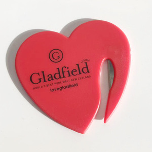 Gladfield Heart Shaped <b>Letter</b> Opener <b>Plastic</b> Stainless Steel Blade Manual Use - Product Image 2