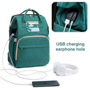 Sac à langer personnalisé, sac à langer pour maman, berceau portable, sac multifonctionnel, sac à dos de voyage, lit bébé extensible, sac à dos pour maman - Product Image 4