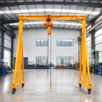 Mini-grue portative électrique à portique mobile, capacité de levage 1-5 tonnes