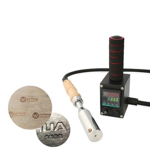 Hamburger Electric Branding Iron Hot Stamping Machine Hand-held Bronzing Machine for <b>Leather</b> Wood Coconut - Product Image 6