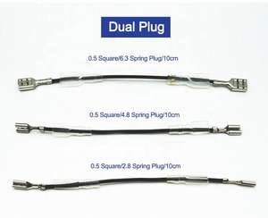 2.8/4.8/6.3 MM Stekker 110 187 250 2.8MM 4.8MM 6.3MM Unitech Veer Vrouwelijke Spade Geïsoleerde Klemconnector Met Draadkabel - Product Image 2