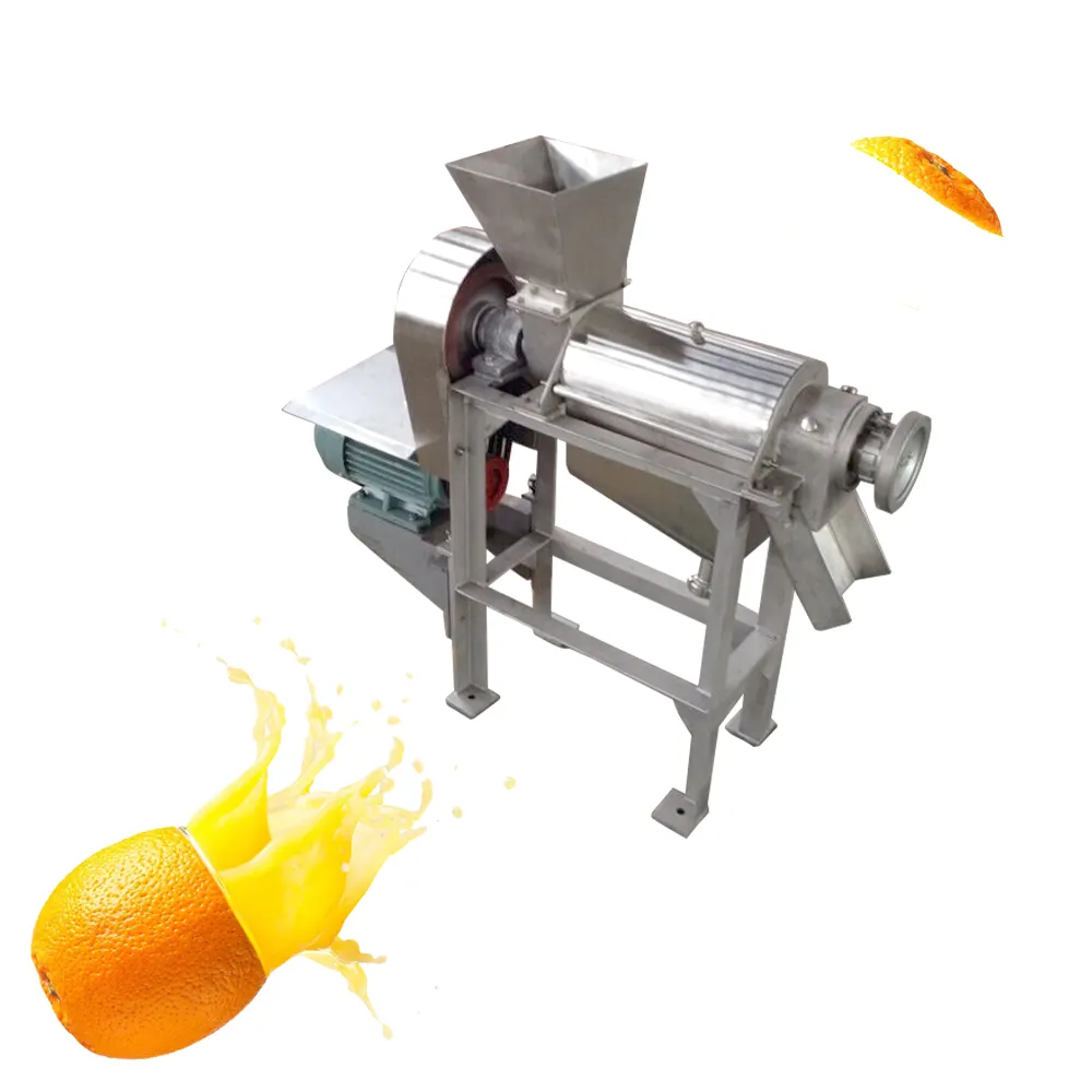 Exprimidor industrial de naranja de acero inoxidable de alta calidad, extractor comercial de jugo de limón, máquina exprimidora con trituradora, 2022