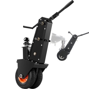 Déplaceur de remorque électrique 1000 lb avec boule d'<span class=keywords><strong>attelage</strong></span> de 2 po et 2-5/16 po, pneus pneumatiques et roue universelle, <span class=keywords><strong>pour</strong></span> déplacer les remorques de camping-cars - Product Image 1