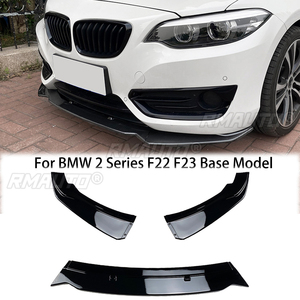 Front Bumper Lip for BMW 2 Series F22 F23 220i 225i 228i 2014-2019 Base Model Splitter Diffuser Spoiler Carbon Fiber Look - Product Image 1